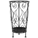 Parapluhouder Vintage Stijl 26X46 Cm Metaal Zwart