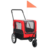 Hondenfietskar en wandelwagen 2-in-1