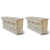 Mussenhuizen 44X15,5X21,5 Cm Hout