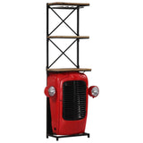 Wijnkast Tractor 49X31X172 Cm Massief Mangohout