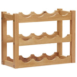 Wijnrek Voor 6 Flessen 37X21X21 Cm Massief Eikenhout
