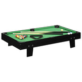 Mini-pooltafel 3 ft – met keuen en ballen