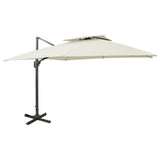 Zweefparasol 300cm - dubbele bovenkant