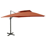 Zweefparasol 300cm - dubbele bovenkant