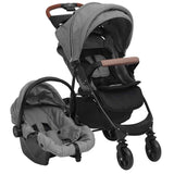 Kinderwagen met verstelbare voetensteun