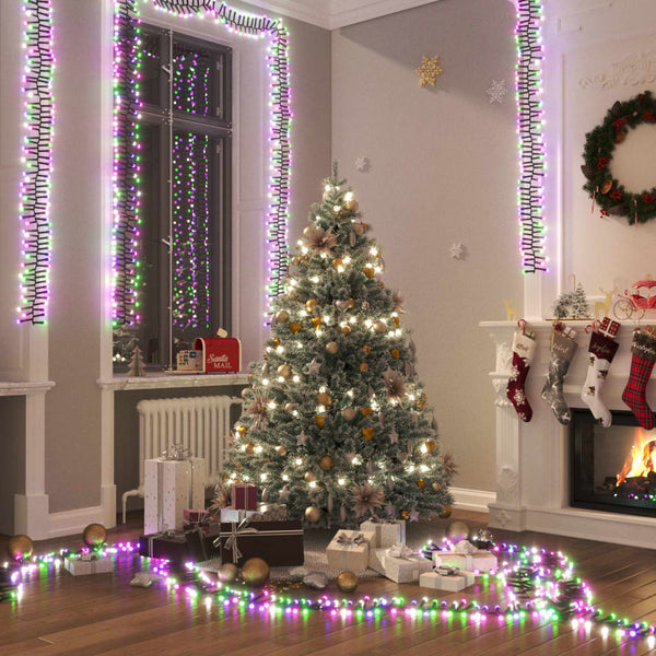 Lichtslinger Cluster Met 2000 Led's Pastel Meerkleurig Pvc