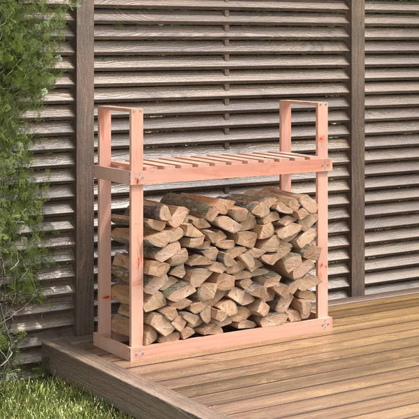 Haardhoutrek 110X35X108,5 Cm Massief Grenenhout Zwart