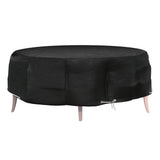Tuinmeubelhoes eilandlounge 8 oogjes rond