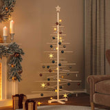 Houten Kerstboom Kotka Bamboe En Massief Grenenhout