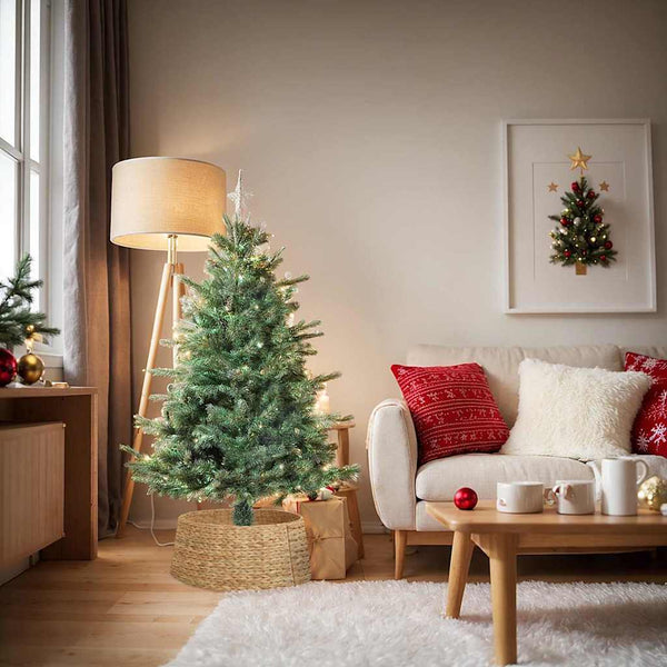 Kerstboomkraag Rond Dia. 60 X 22 Cm Waterhyacint