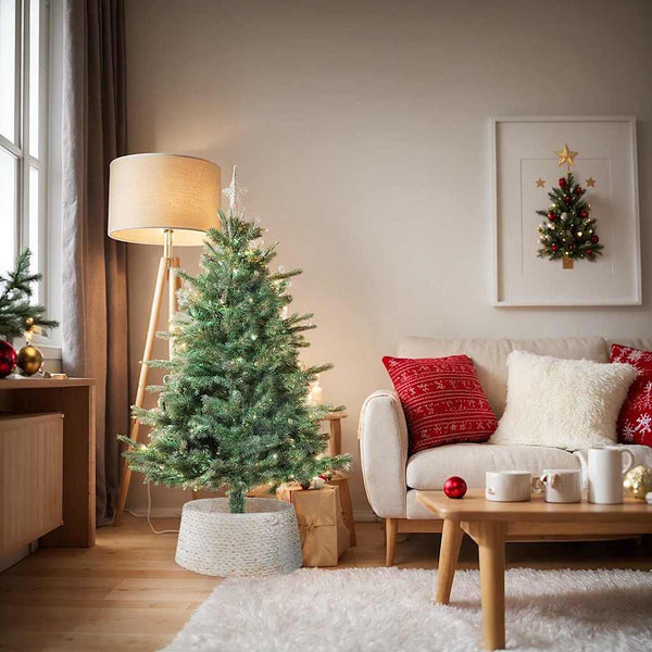 Kerstboomkraag Rond Dia. 60 X 22 Cm Waterhyacint
