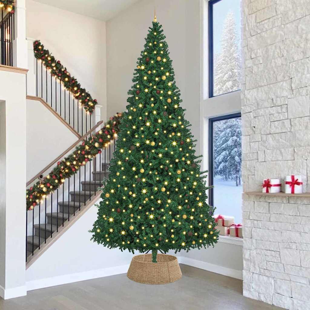 Kerstboomkraag Rond Naturel Dia. 90 X 28 Cm Zeegras