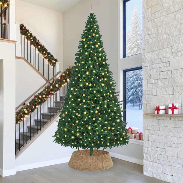 Kerstboomkraag Rond Naturel Dia. 90 X 28 Cm Zeegras