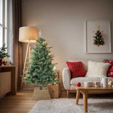 Kerstboomkraag Vierkant Bruin Zeegras