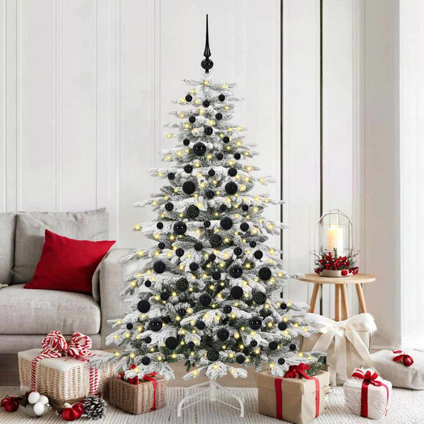 120-Delige Kerstballenset Met Piek En 300 Led's