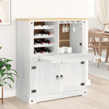 Wijnkast Corona 97X45X114 Cm Massief Grenenhout