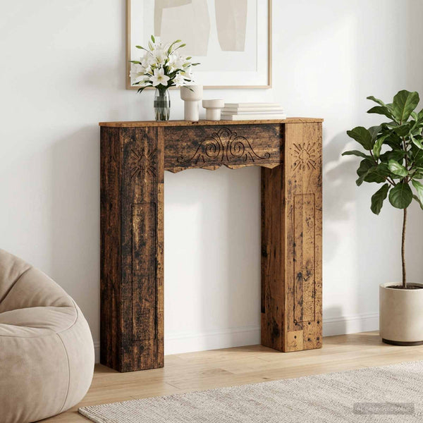Haardomlijsting 102 X 20 X 102 Cm Bewerkt Hout