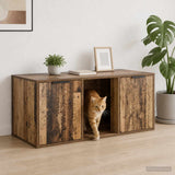 Kattenkrat Meubel Bewerkt Hout