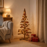 Houten Kerstboom Kotka 90 Cm Massief Grenenhout