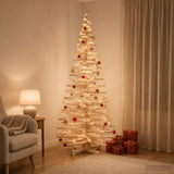 Houten Kerstboom Kotka 210 Cm Massief Grenenhout Natuurlijk