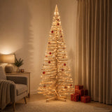 Houten Kerstboom Kotka 240 Cm Massief Grenenhout Natuurlijk