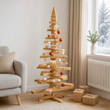 Houten Kerstboom Kotka 120 Cm Massief Grenenhout