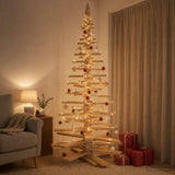 Houten Kerstboom Kotka 210 Cm Massief Grenenhout