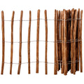Hek 90X500 Cm Hazelaarhout Wit