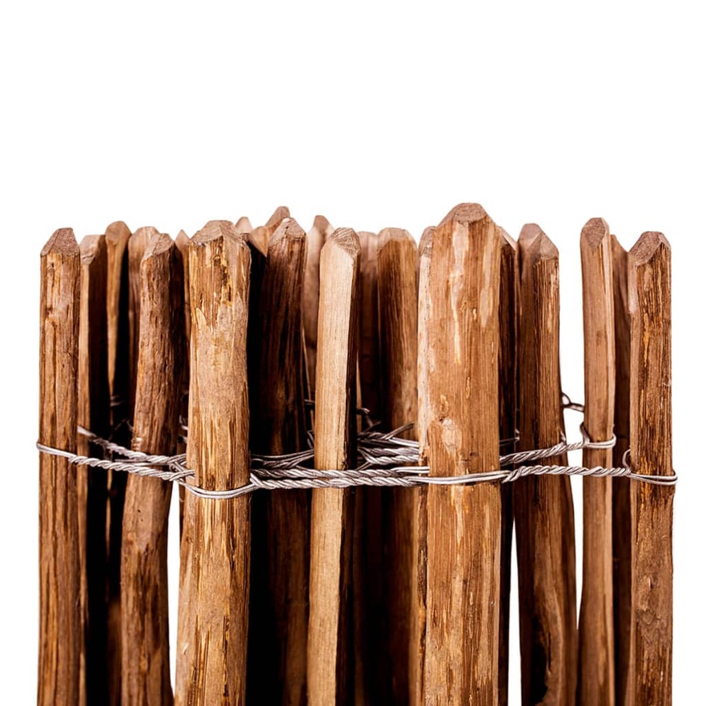 Hek 90X500 Cm Hazelaarhout Wit