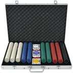 Pokerset Met 500 Chips Aluminium