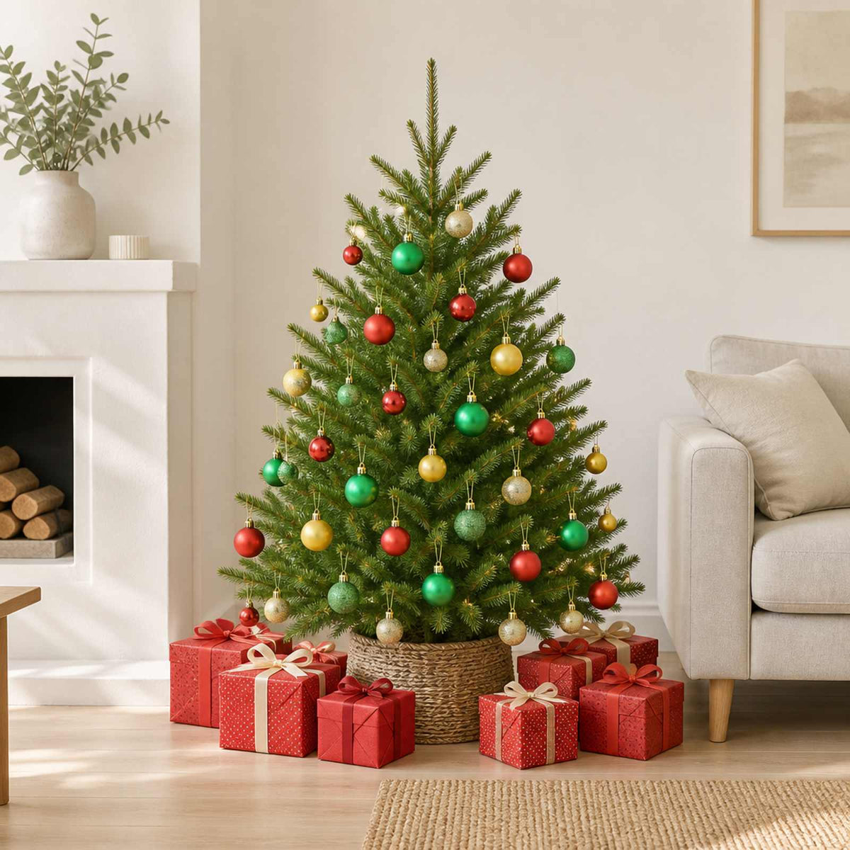 Kerstballen 100 St Zilverkleurig/Goudkleurig