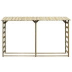 Haardhoutopslag 300X44X176 Cm Geïmpregneerd Grenenhout
