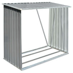 Haardhoutschuur 163X83X154 Cm Gegalvaniseerd Staal
