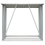 Haardhoutschuur 163X83X154 Cm Gegalvaniseerd Staal