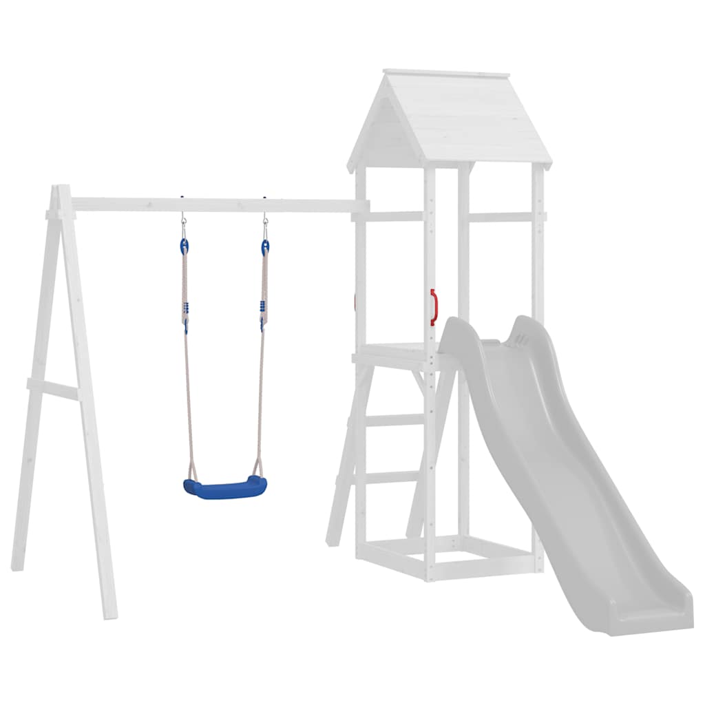 Schommelzitjes 2 St Met Touwen 37X15 Cm Polyetheen Blauw