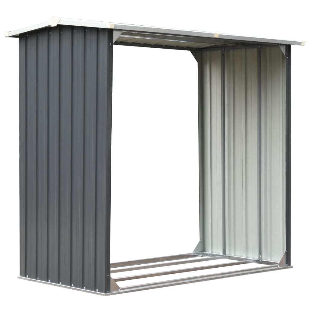 Haardhoutschuur 172X91X154 Cm Gegalvaniseerd Staal