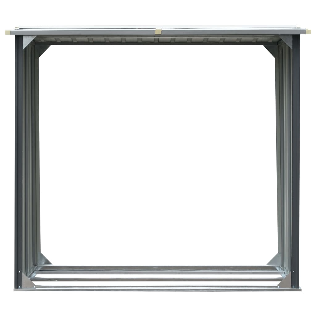 Haardhoutschuur 172X91X154 Cm Gegalvaniseerd Staal