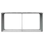 Haardhoutschuur 330X92X153 Cm Gegalvaniseerd Staal