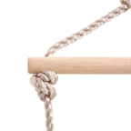 Schommelzitje En Touwladder 37X15 Cm Pe Blauw