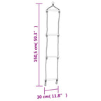 Schommelzitje En Touwladder 37X15 Cm Pe Blauw