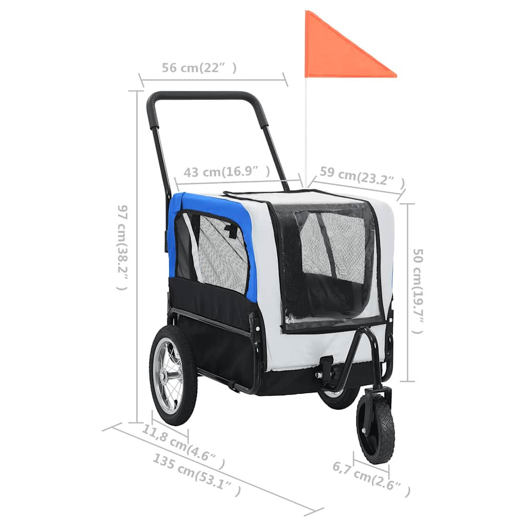 Fietstrailer En Kinderwagen 2-In-1