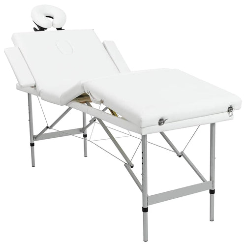 Massagetafel Inklapbaar Met Aluminium Frame (Vier Delen / )