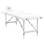 Massagetafel Inklapbaar Met Aluminium Frame (Vier Delen / )