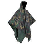 Regenponcho Voor Kamperen/Wandelen Leger Waterdicht
