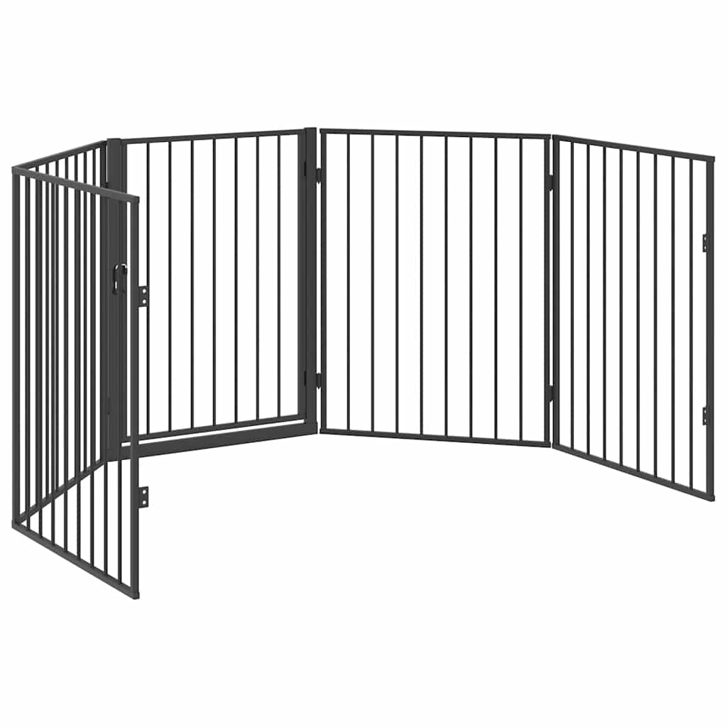 Openhaardhek Staal Zwart