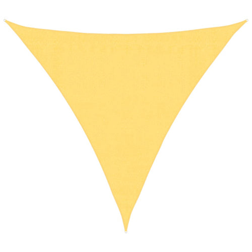 Zonnescherm Hdpe Driehoekig 3,6X3,6X3,6 M Beige