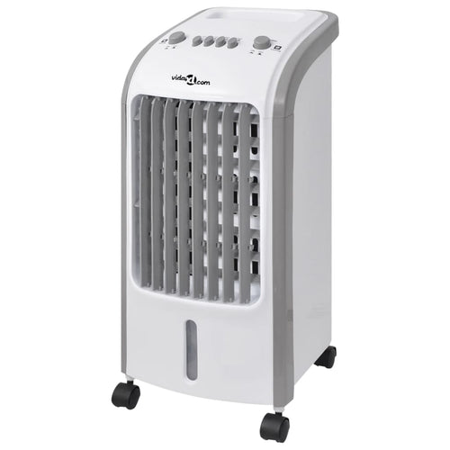 Luchtkoeler Draagbaar 80 W 4 L 25X26X56 Cm Grijs En Wit