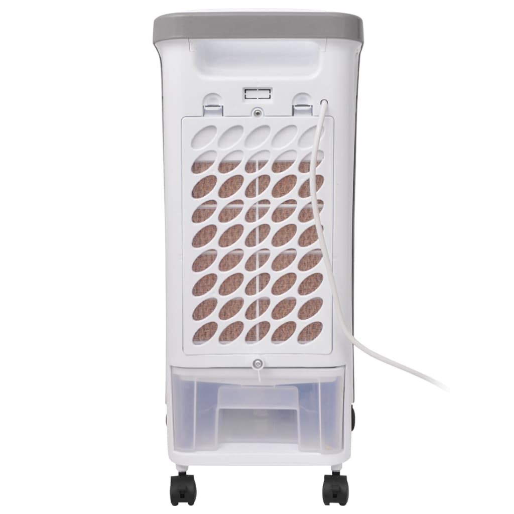 Luchtkoeler Draagbaar 80 W 4 L 25X26X56 Cm Grijs En Wit