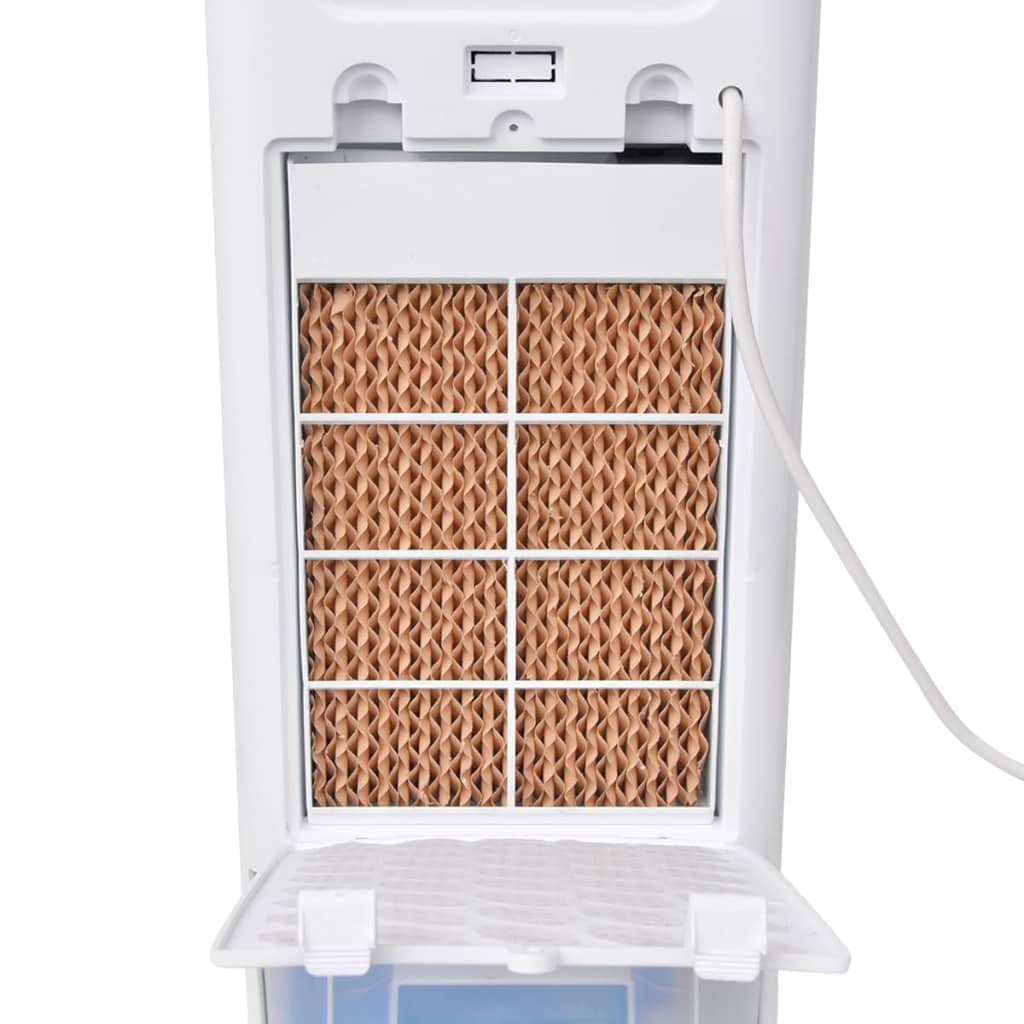 Luchtkoeler Draagbaar 80 W 4 L 25X26X56 Cm Grijs En Wit