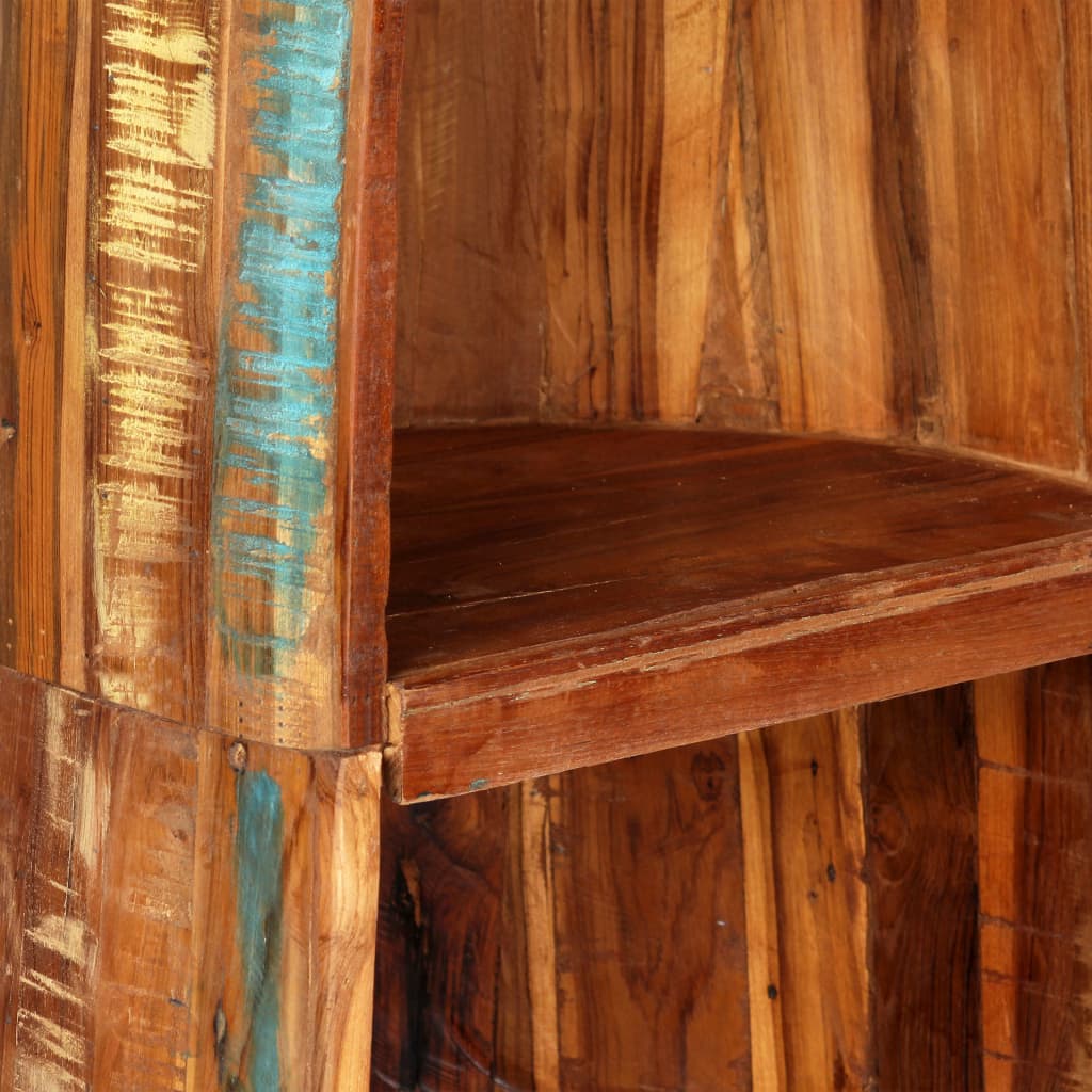 Wijnrek 50X40X180 Cm Massief Gerecycled Hout